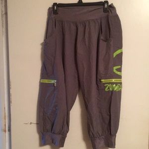 Official Zumba(r) Wear Grey Capri XL